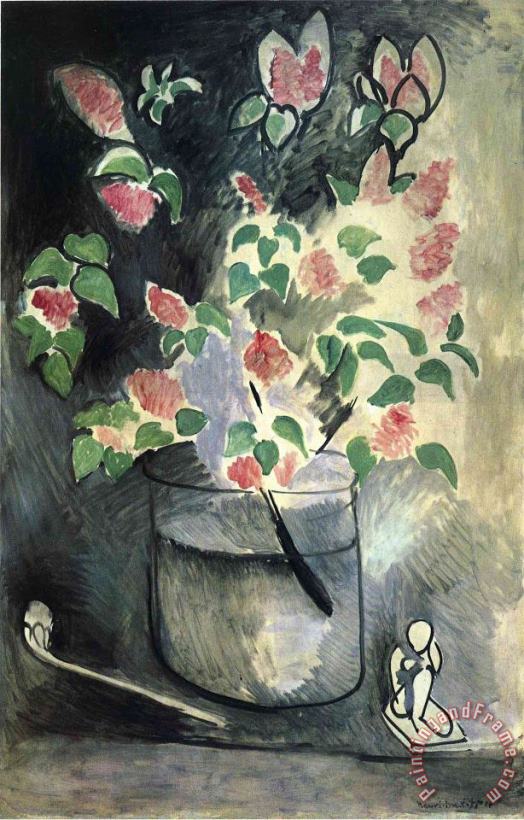 Branch of Lillacs 1914 painting - Henri Matisse Branch of Lillacs 1914 Art Print
