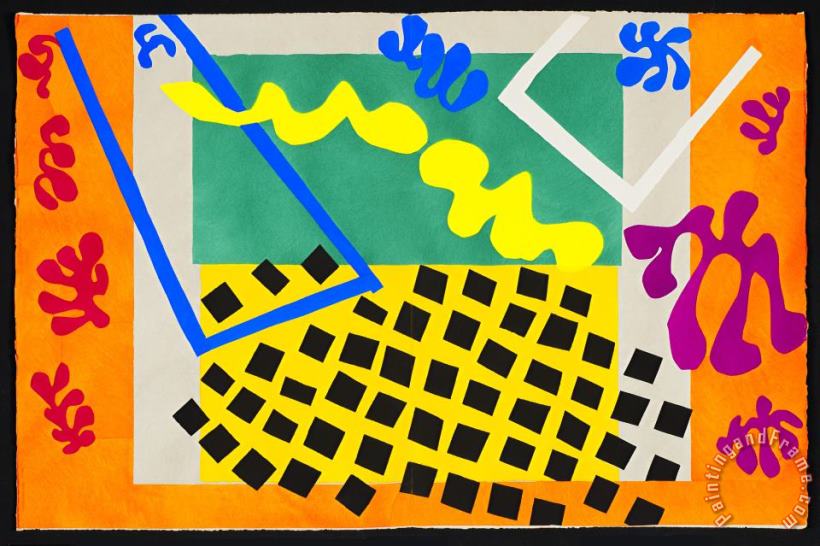 Henri Matisse Codomas, Plate XI From The Illustrated Book “jazz, 1947” Art Painting