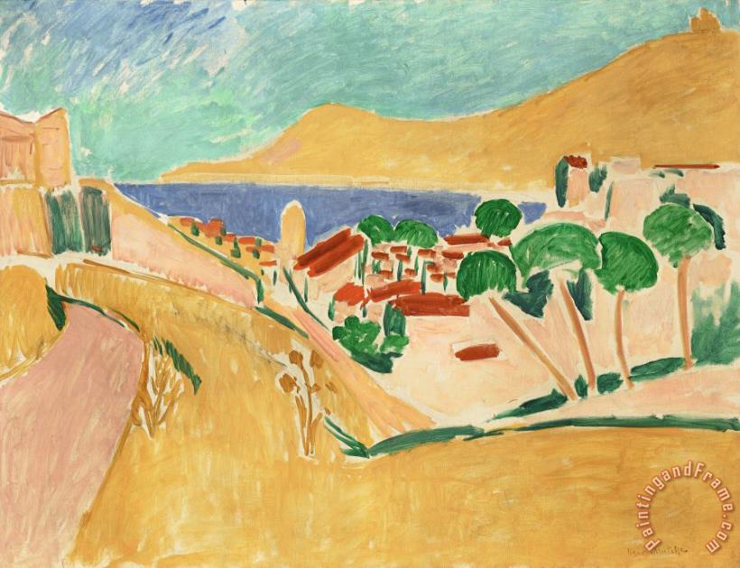 Henri Matisse Collioure En Aout Art Painting