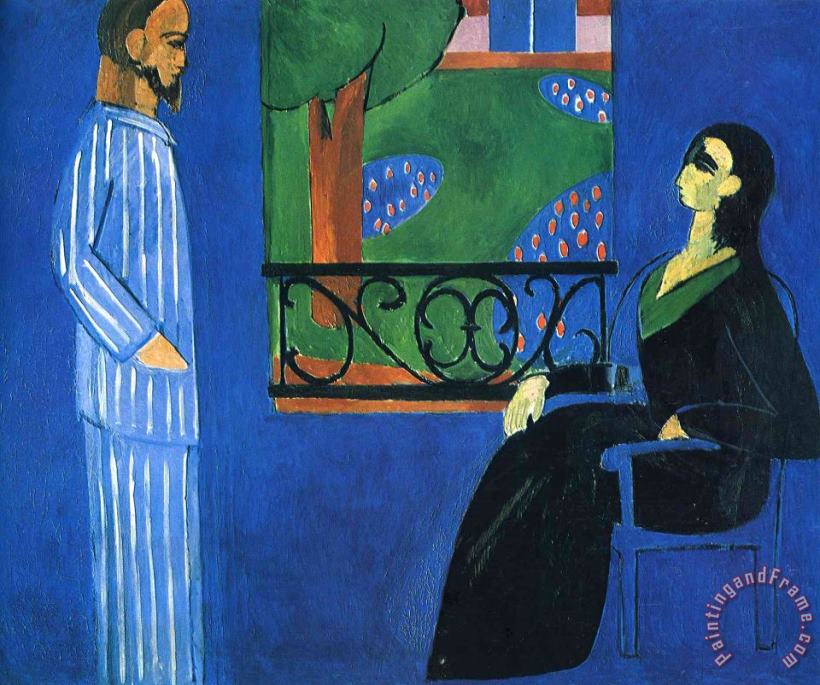 Henri Matisse Conversation 1912 Art Painting