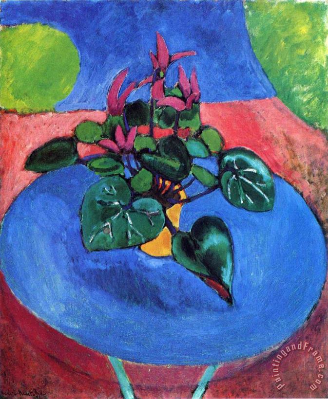 Henri Matisse Cyclamen Pourpre 1912 Art Painting