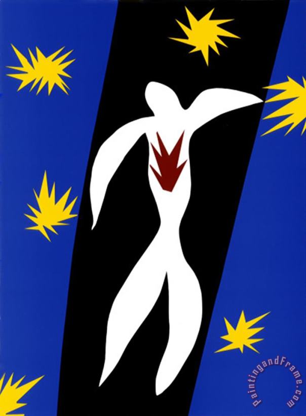 Fall of Icarus painting - Henri Matisse Fall of Icarus Art Print