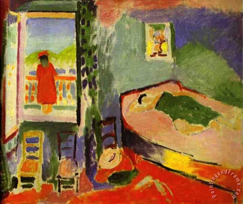 Interior At Collioure painting - Henri Matisse Interior At Collioure Art Print