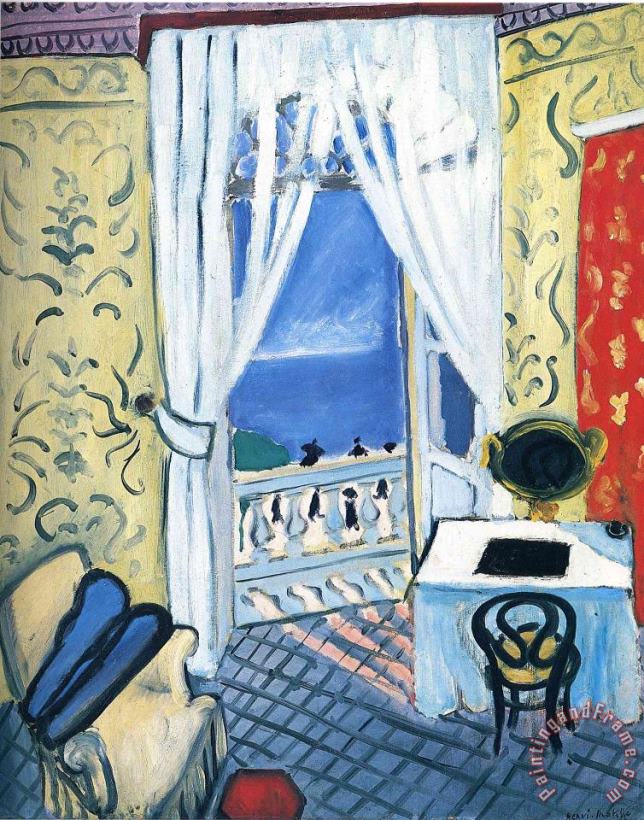 Interior with a Violin Case 1919 painting - Henri Matisse Interior with a Violin Case 1919 Art Print
