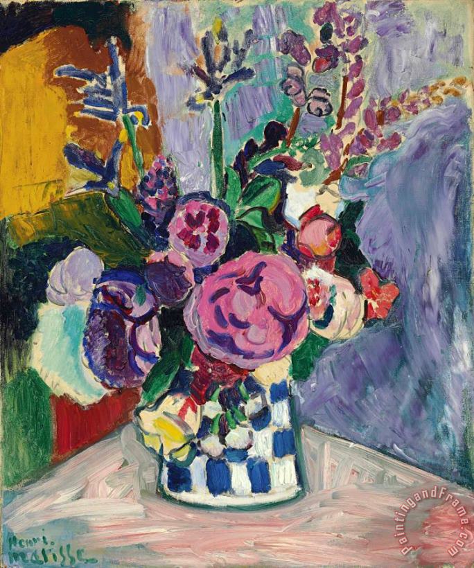 Henri Matisse Les Pivoines Art Painting