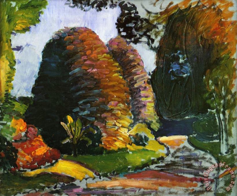Henri Matisse Luxembourg Gardens 1903 Art Painting