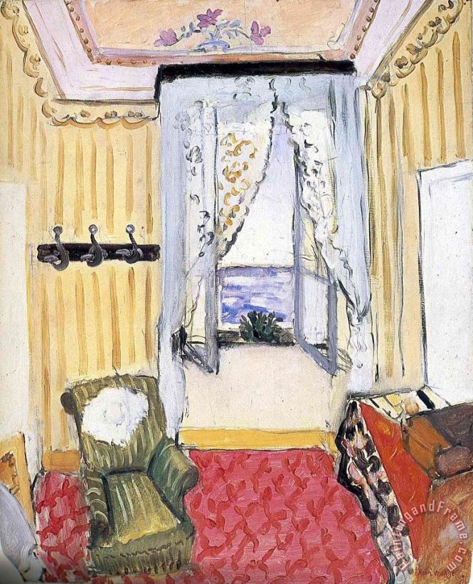 Henri Matisse My Room at The Beau Rivage 1918 Art Print