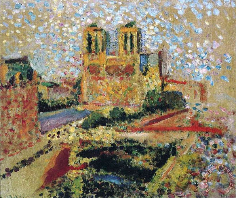 Notre Dame painting - Henri Matisse Notre Dame Art Print