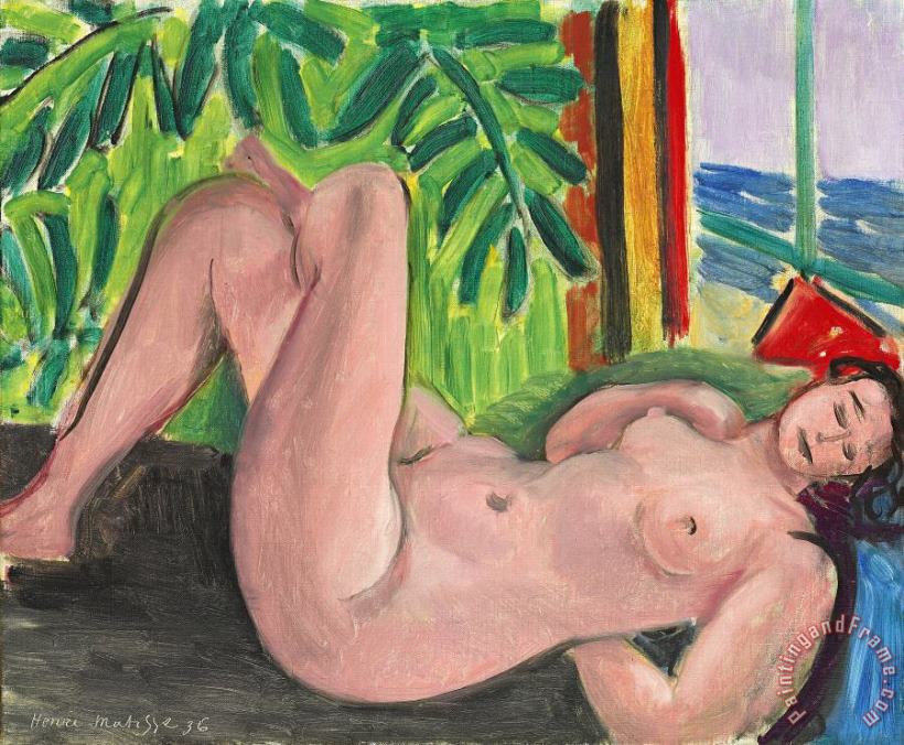 Henri Matisse Nu Aux Jambes Croisees Art Painting
