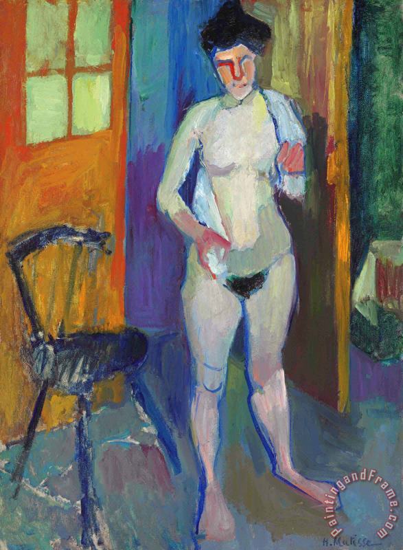 Henri Matisse Nude with a White Towel 1903 Art Painting