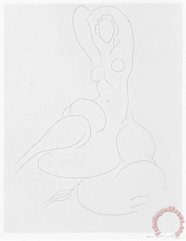 Henri Matisse Odalisque (nu Pour Cleveland), 1932 Art Print