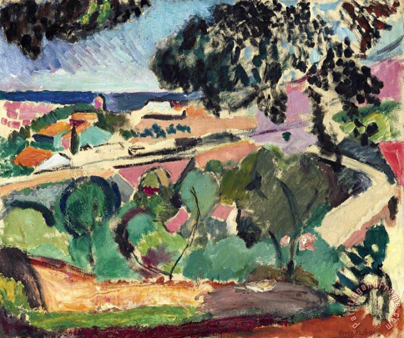 Henri Matisse Paysage De Collioure, 1906 1907 Art Painting