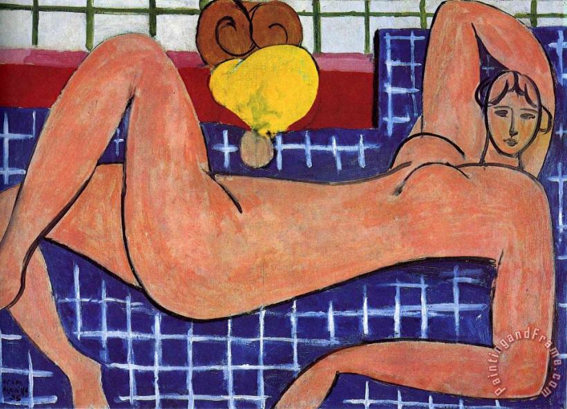 Pink Nude 1935 painting - Henri Matisse Pink Nude 1935 Art Print