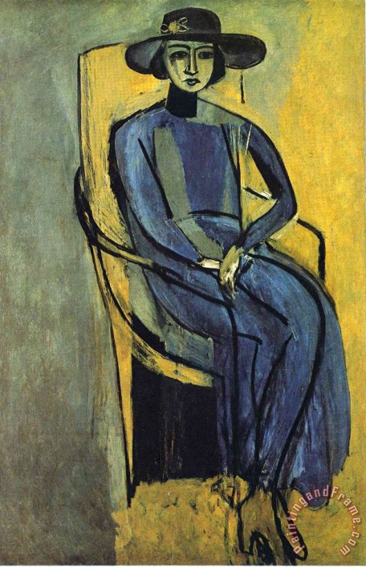 Henri Matisse Portrait of Greta Prozor 1916 Art Print