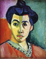 Henri Matisse Portrait of Madame Matisse Green Stripe 1905
