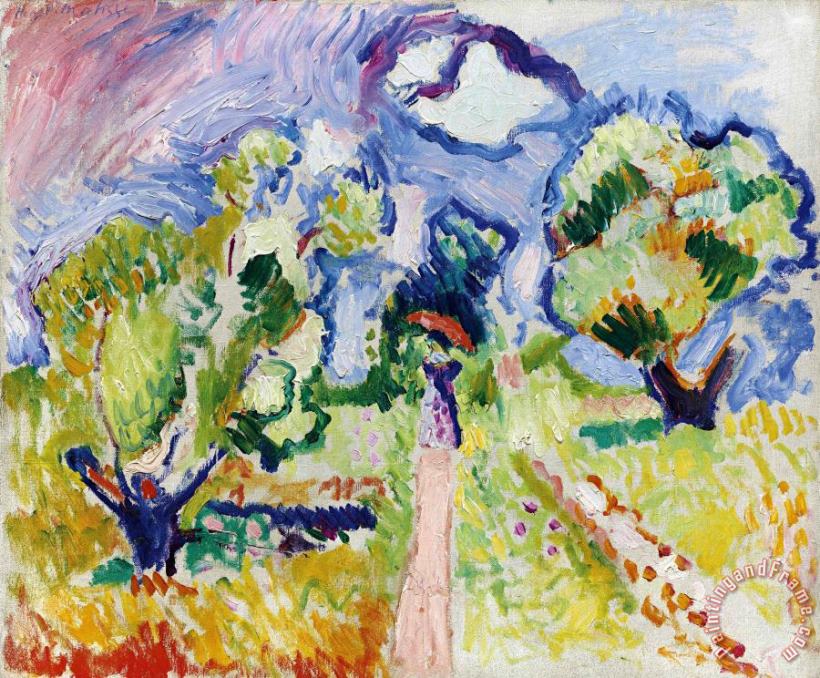 Henri Matisse Promenade Des Oliviers, 1905 Art Painting