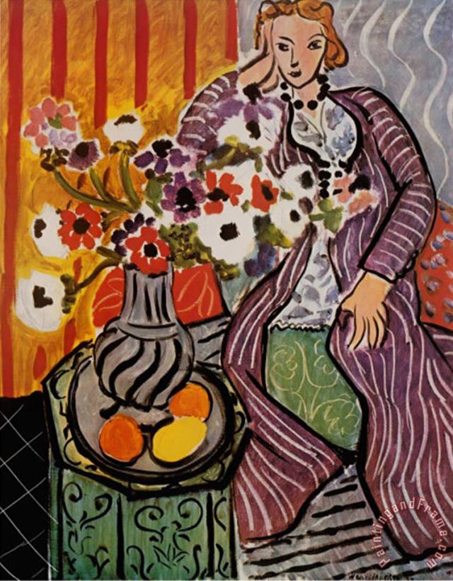 Henri Matisse Purple Robe Art Painting