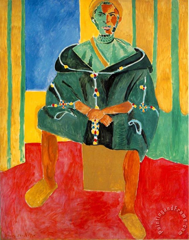 Seated Riffian 1913 painting - Henri Matisse Seated Riffian 1913 Art Print