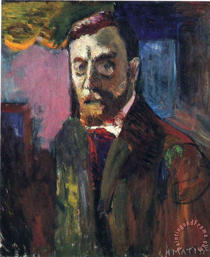 Henri Matisse Self Portrait 1900 Art Painting