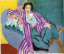 Henri Matisse Small Odalisque in Purple Robe 1937