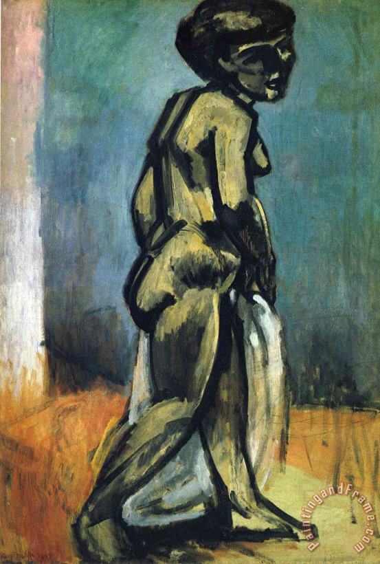 Henri Matisse Standing Nude Nude Study 1907 Art Print