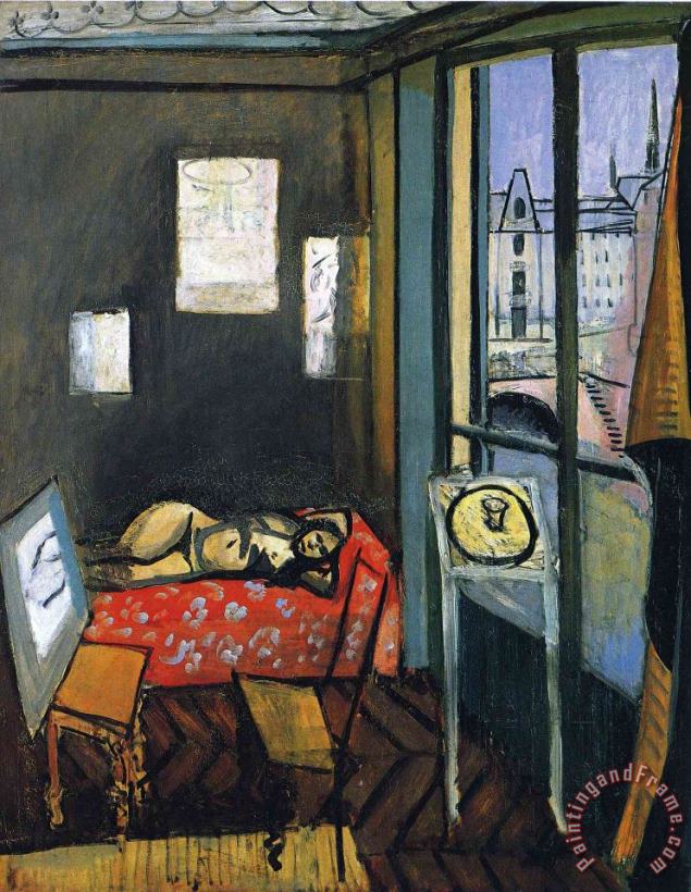Henri Matisse Studio Quay of Saint Michel 1916 Art Painting