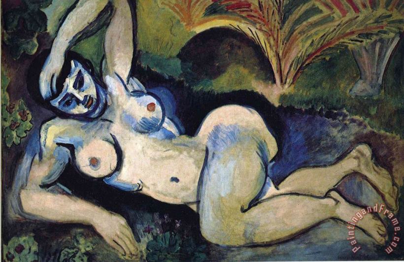 Henri Matisse The Blue Nude Souvenir of Biskra 1907 Art Print
