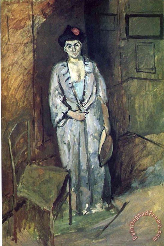 The Japanese Lady 1901 painting - Henri Matisse The Japanese Lady 1901 Art Print