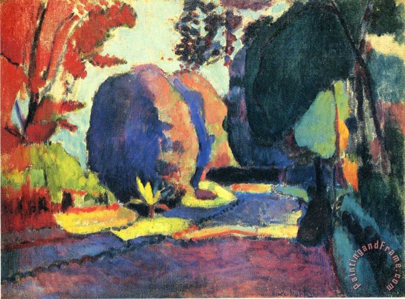 Henri Matisse The Luxembourg Gardens 1901 Art Painting