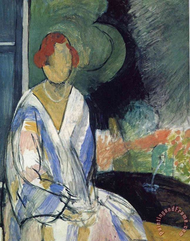 Henri Matisse Woman at The Fountain 1917 Art Print