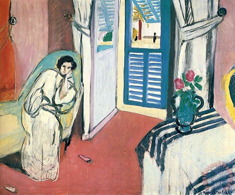 Woman on a Sofa painting - Henri Matisse Woman on a Sofa Art Print