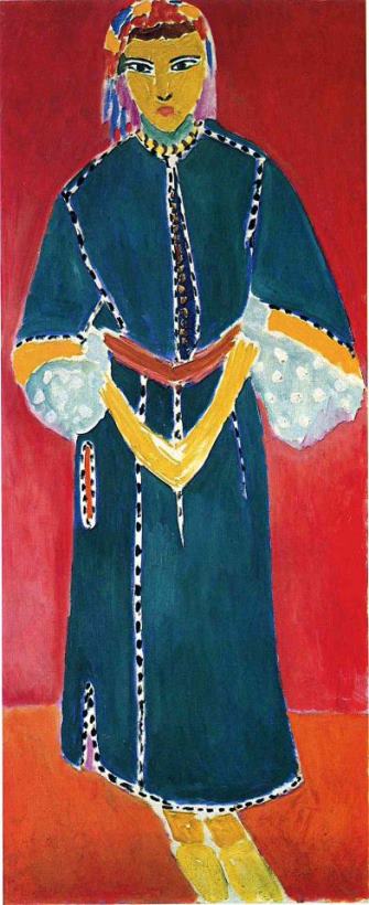 Henri Matisse Zorah Standing 1912 Art Print