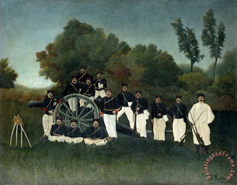 Henri Rousseau Artillerymen (les Artilleurs) Art Painting