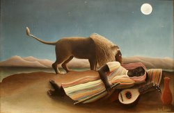Henri Rousseau The Sleeping Gypsy II