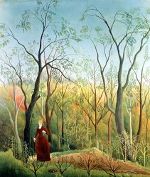 Henri Rousseau The Walk in the Forest