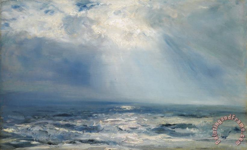 Henry Moore A Sunbeam over the Sea Art Painting