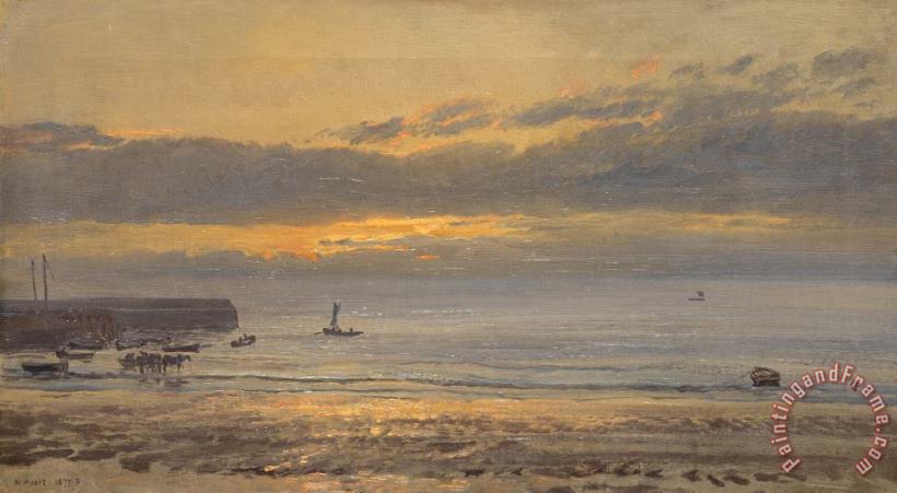 Before Sunrise painting - Henry Moore Before Sunrise Art Print