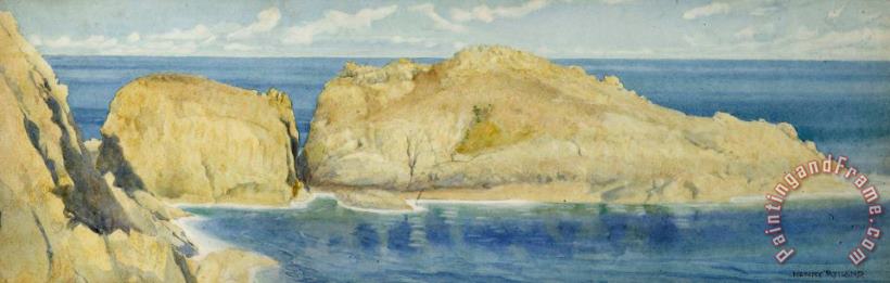 Henry Ryland Moie De La Breniere Rocks Sark Art Painting