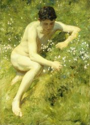 Henry Scott Tuke In the Meadow