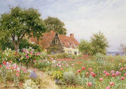 Henry Sutton Palmer A Cottage Garden