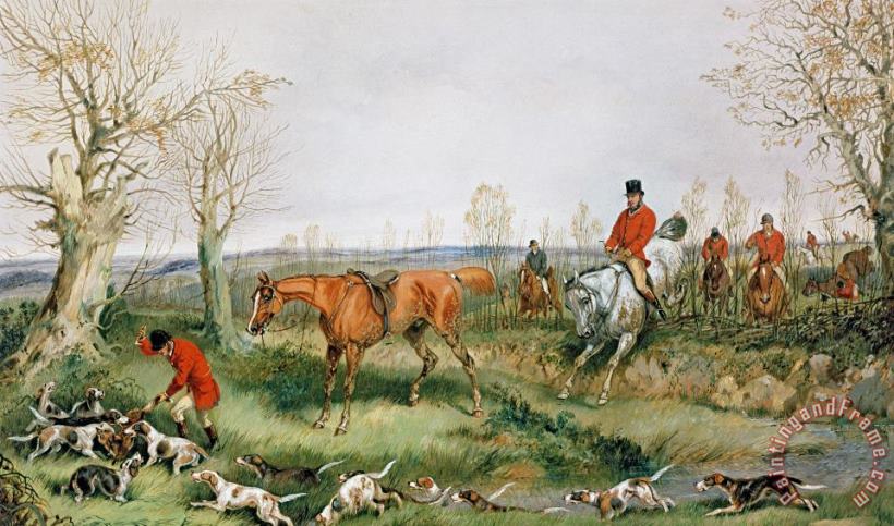 Henry Thomas Alken Hunting Scene Art Print
