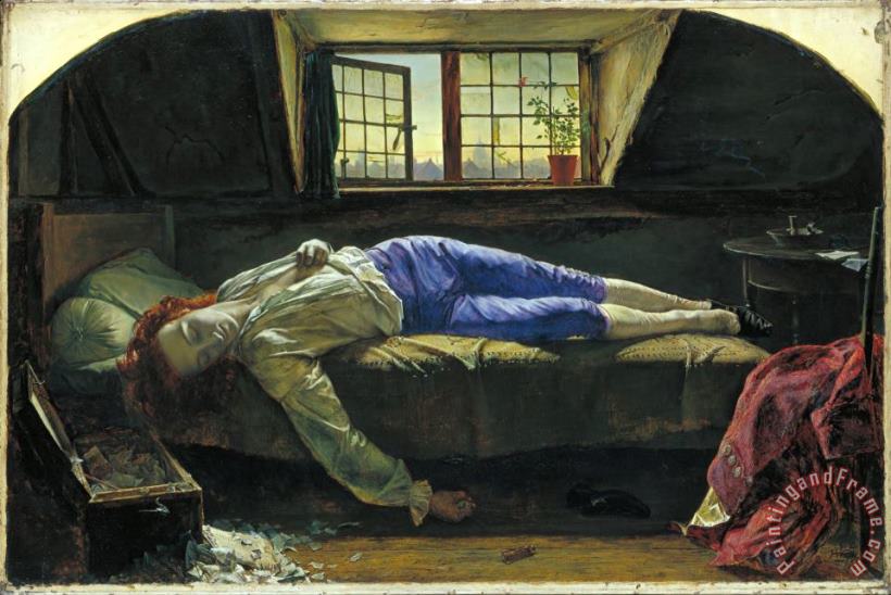 Henry Wallis Chatterton Art Painting
