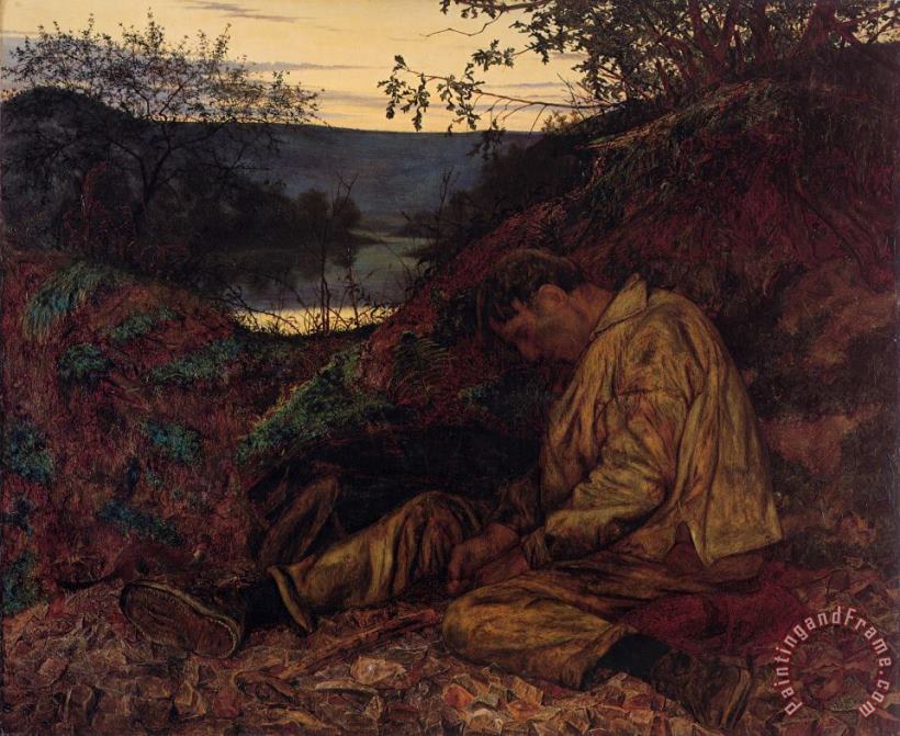 Henry Wallis The Stonebreaker Art Painting