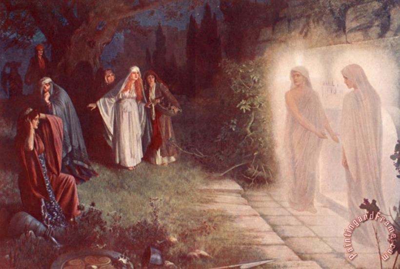Herbert Gustave Schmalz Resurrection Morn Art Painting