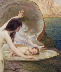 Herbert James Draper A Water Baby