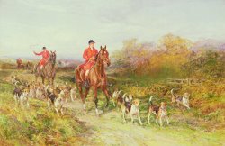 Heywood Hardy Hunting Scene