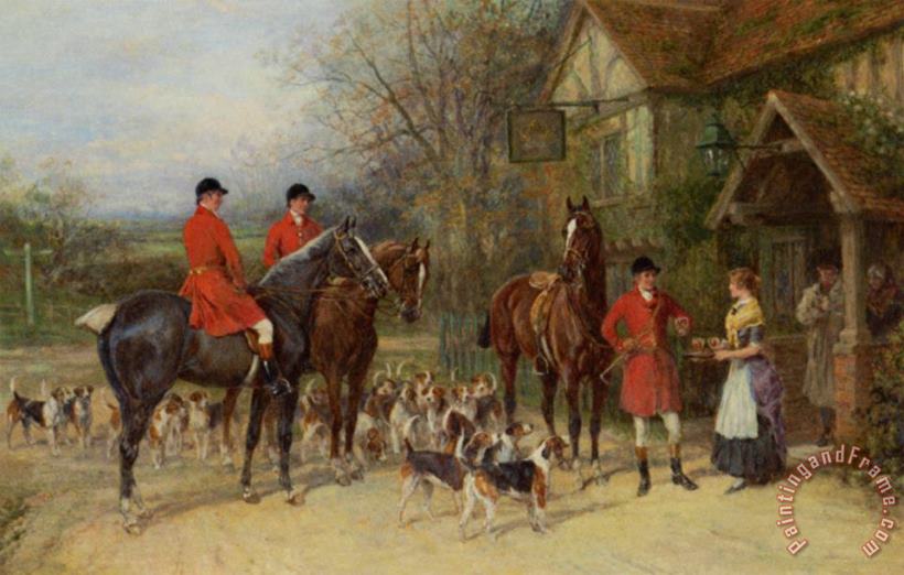 Heywood Hardy The Stirrup Cup Art Painting