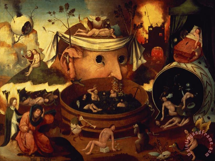 Hieronymus Bosch Tondals Vision Art Painting