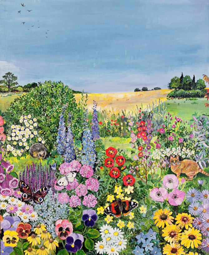 Summer From The Four Seasons painting - Hilary Jones Summer From The Four Seasons Art Print