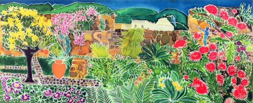 Hilary Simon Convent Gardens Antigua Art Print